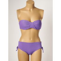 YSABEL MORA - Maillot de bain 2 pièces violet en polyester - Femme - Taille TU - Modz