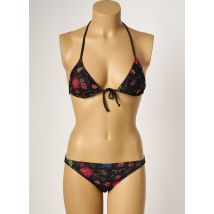 BORABORA - Maillot de bain 2 pièces noir en polyamide - Femme - Taille 38 - Modz