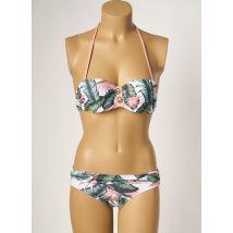 LPB - Maillot de bain 2 pièces vert en polyamide - Femme - Taille 34 - Modz
