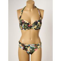 LPB - Maillot de bain 2 pièces vert en polyamide - Femme - Taille 36 - Modz