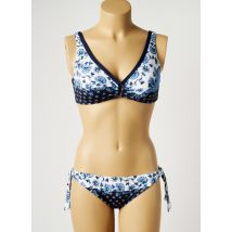 TESSY - Maillot de bain 2 pièces bleu en polyamide - Femme - Taille TU - Modz