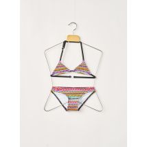 PLAGE DU SUD - Maillot de bain 2 pièces violet en polyamide - Fille - Taille TU - Modz