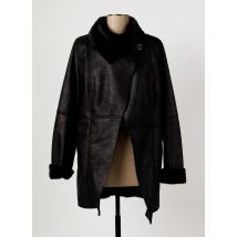AMS PURE - Manteau long noir en polyester - Femme - Taille 40 - Modz