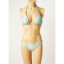 SEASS - Maillot de bain 2 pièces vert en polyester - Femme - Taille 40 - Modz