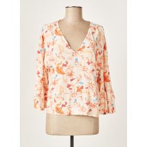OBJECT - Blouse orange en viscose - Femme - Taille 38 - Modz