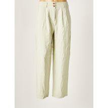 VILA - Pantalon large vert en viscose - Femme - Taille 36 - Modz