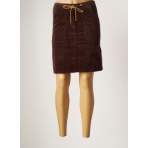 HAPPY - Jupe courte marron en coton - Femme - Taille W25 - Modz