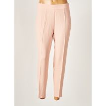 MULTIPLES - Pantalon 7/8 rose en polyester - Femme - Taille 38 - Modz