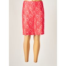 MULTIPLES - Jupe mi-longue rose en polyester pour femme - Taille 42 - Modz