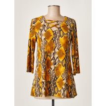 MULTIPLES - T-shirt orange en polyester - Femme - Taille 36 - Modz