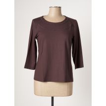 FRANK WALDER - T-shirt marron en viscose pour femme - Taille 44 - Modz
