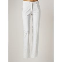 JOCAVI - Pantalon slim blanc en coton pour femme - Taille 36 - Modz