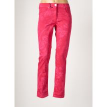 EAST DRIVE - Pantalon slim rose en coton pour femme - Taille 40 - Modz