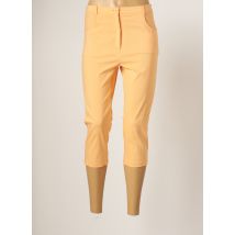 GRIFFON - Pantacourt orange en viscose - Femme - Taille 48 - Modz