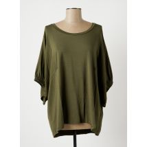 B.YU - T-shirt vert en viscose pour femme - Taille 38 - Modz