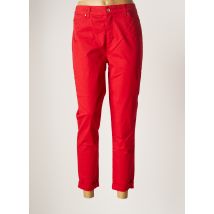 B.YU - Pantalon 7/8 rouge en coton pour femme - Taille 42 - Modz