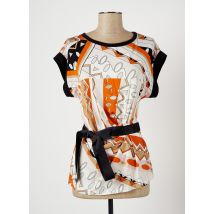 ELEONORA AMADEI - Blouse beige en viscose - Femme - Taille 38 - Modz