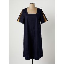 MARIA BELLENTANI - Robe mi-longue bleu en coton - Femme - Taille 38 - Modz