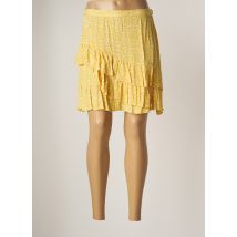INDI & COLD - Jupe courte jaune en viscose pour femme - Taille 42 - Modz