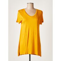 KAFFE - Tunique manches courtes orange en viscose - Femme - Taille 36 - Modz