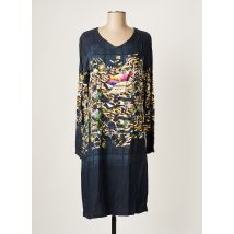 AVENTURES DES TOILES - Robe mi-longue bleu en viscose - Femme - Taille 38 - Modz