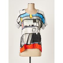 AVENTURES DES TOILES - T-shirt gris en viscose - Femme - Taille 38 - Modz