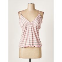 LA FEE MARABOUTEE - Top rose en coton - Femme - Taille 40 - Modz