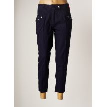 AVENTURES DES TOILES - Pantalon 7/8 bleu en coton - Femme - Taille 38 - Modz
