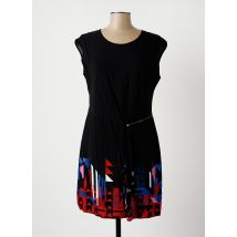 DESIGUAL - Robe mi-longue noir en viscose pour femme - Taille 44 - Modz