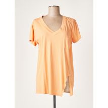 PAN - T-shirt orange en coton pour femme - Taille 38 - Modz
