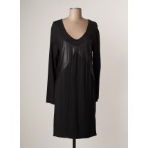 LAUREN VIDAL - Robe mi-longue noir en polyester - Femme - Taille 38 - Modz