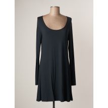 LAUREN VIDAL - Robe mi-longue bleu en polyester - Femme - Taille 40 - Modz