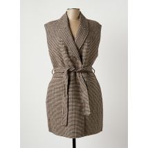 MKT STUDIO - Veste casual marron en polyester pour femme - Taille 42 - Modz