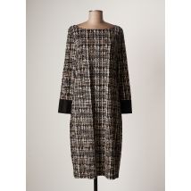 K-DESIGN - Robe mi-longue noir en polyester - Femme - Taille 42 - Modz