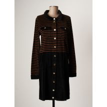 ANANKE - Robe mi-longue noir en coton - Femme - Taille 40 - Modz