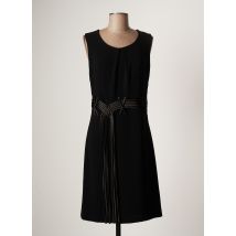 DOUCEL - Robe mi-longue noir en polyester - Femme - Taille 38 - Modz