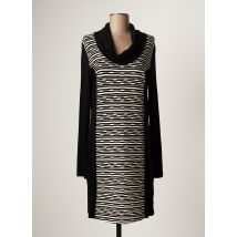 YEST - Robe mi-longue noir en polyester - Femme - Taille 40 - Modz