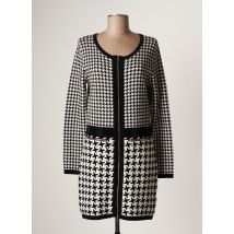 PASSIONI - Gilet manches longues noir en viscose - Femme - Taille 36 - Modz