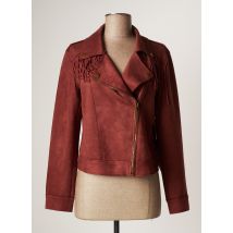 K-DESIGN - Veste casual marron en polyester pour femme - Taille 38 - Modz