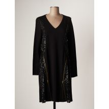 PICADILLY - Robe mi-longue noir en viscose - Femme - Taille 38 - Modz