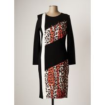 LESLIE - Robe mi-longue noir en viscose - Femme - Taille 42 - Modz