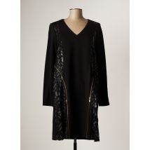PICADILLY - Robe mi-longue noir en viscose - Femme - Taille 42 - Modz