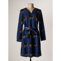 POUPEE CHIC - Robe mi-longue bleu en polyester - Femme - Taille 40 - Modz