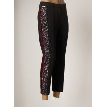 CRISTINA BARROS - Pantalon 7/8 noir en microfibre - Femme - Taille 36 - Modz