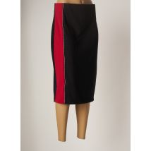 EVALINKA - Jupe mi-longue noir en polyester - Femme - Taille 44 - Modz