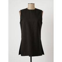 HARMONY - Tunique sans manche vert en laine vierge - Femme - Taille 42 - Modz