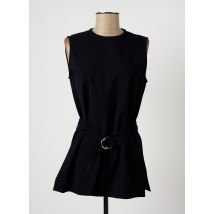 HARMONY - Tunique sans manche bleu en laine vierge - Femme - Taille 36 - Modz