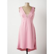 EMELIE COSTA - Robe mi-longue rose en polyester - Femme - Taille 38 - Modz