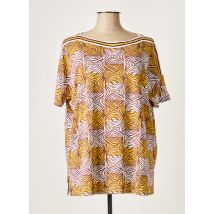 MARIA BELLENTANI - Top jaune en viscose - Femme - Taille 36 - Modz