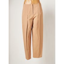 JIL SANDER - Pantalon droit beige en polyester - Femme - Taille 40 - Modz